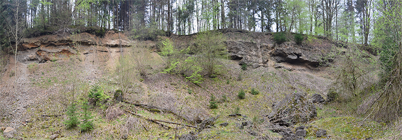 Deckenschotter at Steig site in Irchel