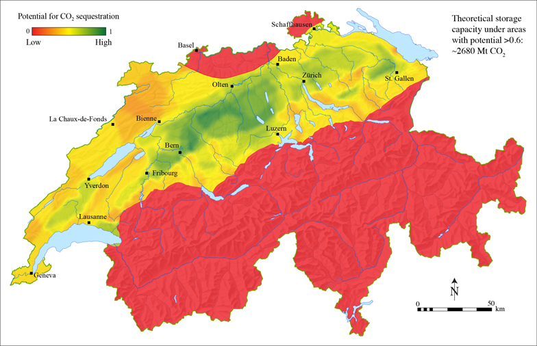 Potential for CO2 Sequestration