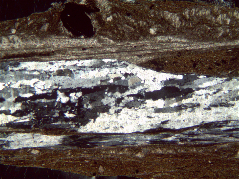 Fracture-filling celestite in Opalinus Clay