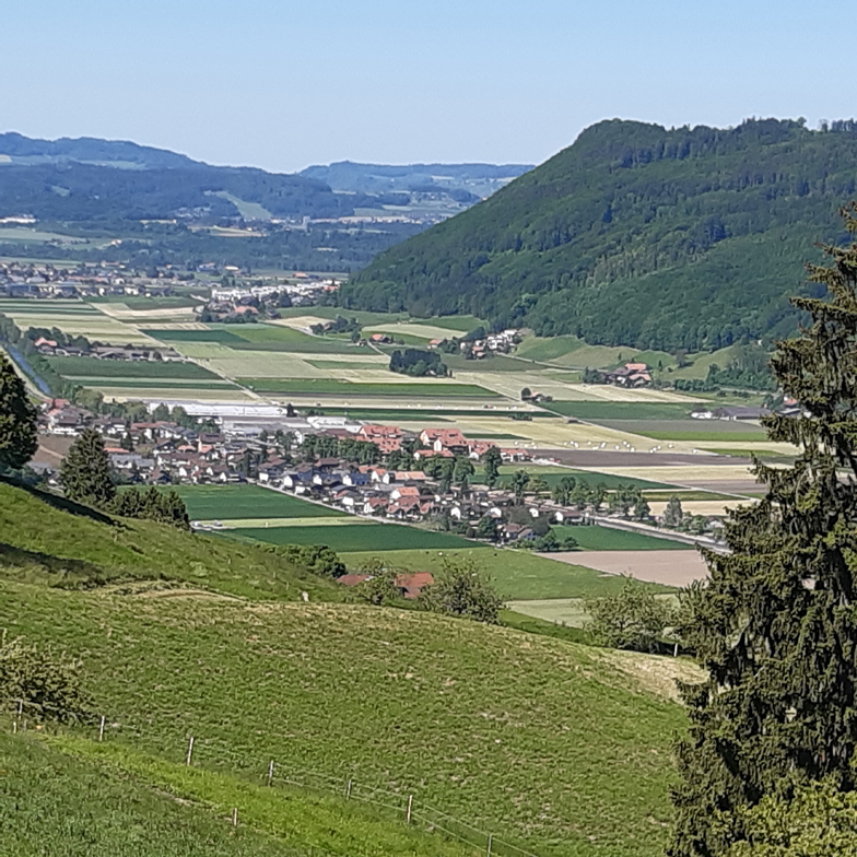 Blick aufs Gürbetal.