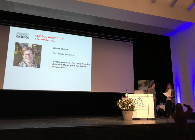 CHGEOL Award Gisela Weibel